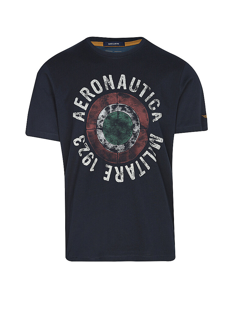 Aeronautica Militare T-shirt à Manches Courtes 261ts2538uj00727 Blue Navy M Homme
